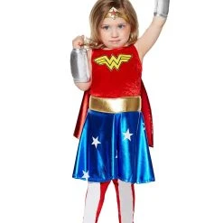 Spirit Halloween Toddler Wonder Woman Costume - DC Comics -Cheap Trick Or Treat Hub Store 07022296 c