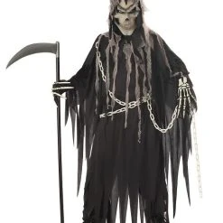 Spirit Halloween Kids Glow in the Dark Grim Reaper Costume