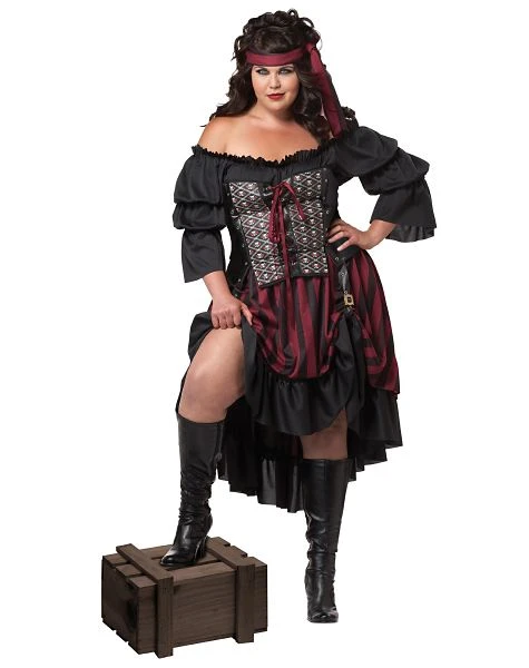 Spirit Halloween Adult Wench Pirate Costume 2 Spirit Halloween Adult Wench Pirate Costume - Image 2