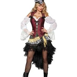 Spirit Halloween Adult High Seas Treasure Pirate Costume - The Signature Collection