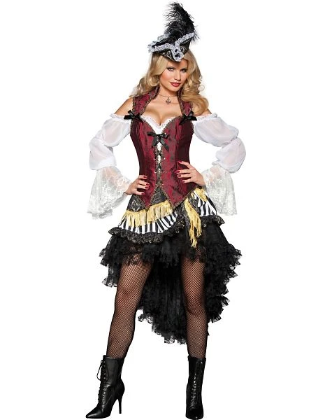 Spirit Halloween Adult High Seas Treasure Pirate Costume - The Signature Collection 1 Spirit Halloween Adult High Seas Treasure Pirate Costume - The Signature Collection