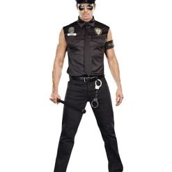 Spirit Halloween Adult Officer Handsome Police Costume