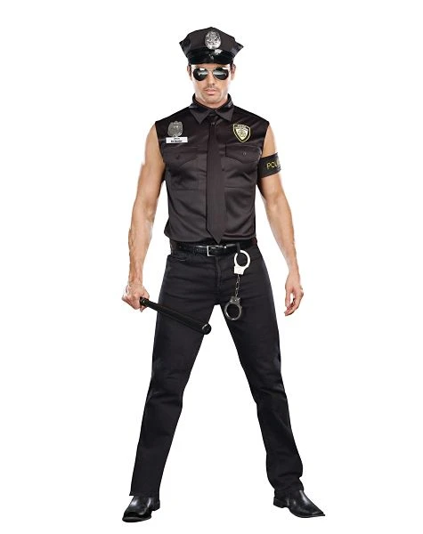 Spirit Halloween Adult Officer Handsome Police Costume 1 Spirit Halloween Adult Officer Handsome Police Costume