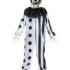 Spirit Halloween Kids Black and White Killer Clown Costume