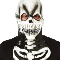 Spirit Halloween White Skeleton Full Mask