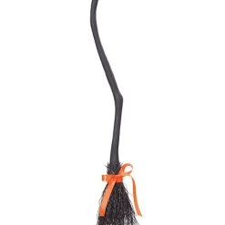 Spirit Halloween Witch Broom With Colored Bows -Cheap Trick Or Treat Hub Store 07265457 d