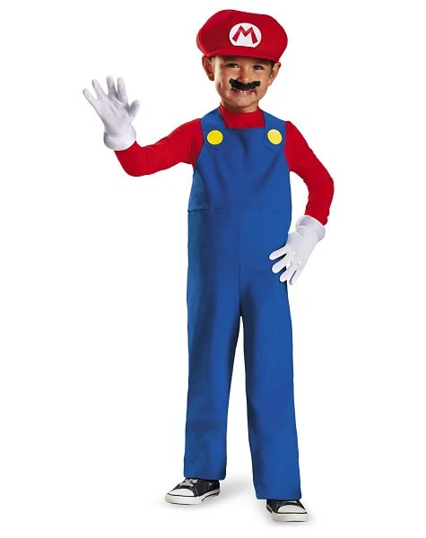 Spirit Halloween Toddler Mario One Piece Costume - Super Mario Bros. 1 Spirit Halloween Toddler Mario One Piece Costume - Super Mario Bros.