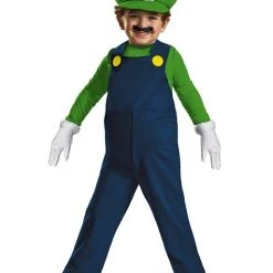 Spirit Halloween Toddler Luigi One Piece Costume - Super Mario Bros