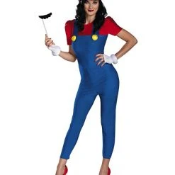 Spirit Halloween Adult Mario One Piece Costume - Mario Bros