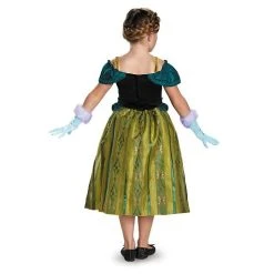 Spirit Halloween Kids Caped Anna Coronation Gown Costume - Frozen