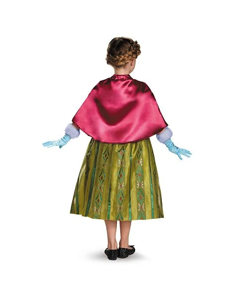 Spirit Halloween Kids Caped Anna Coronation Gown Costume - Frozen 2 Spirit Halloween Kids Caped Anna Coronation Gown Costume - Frozen - Image 2