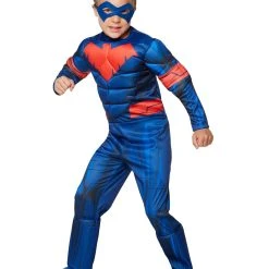 Spirit Halloween Kids Nightwing Costume Deluxe - DC Comics -Cheap Trick Or Treat Hub Store 07315591 c