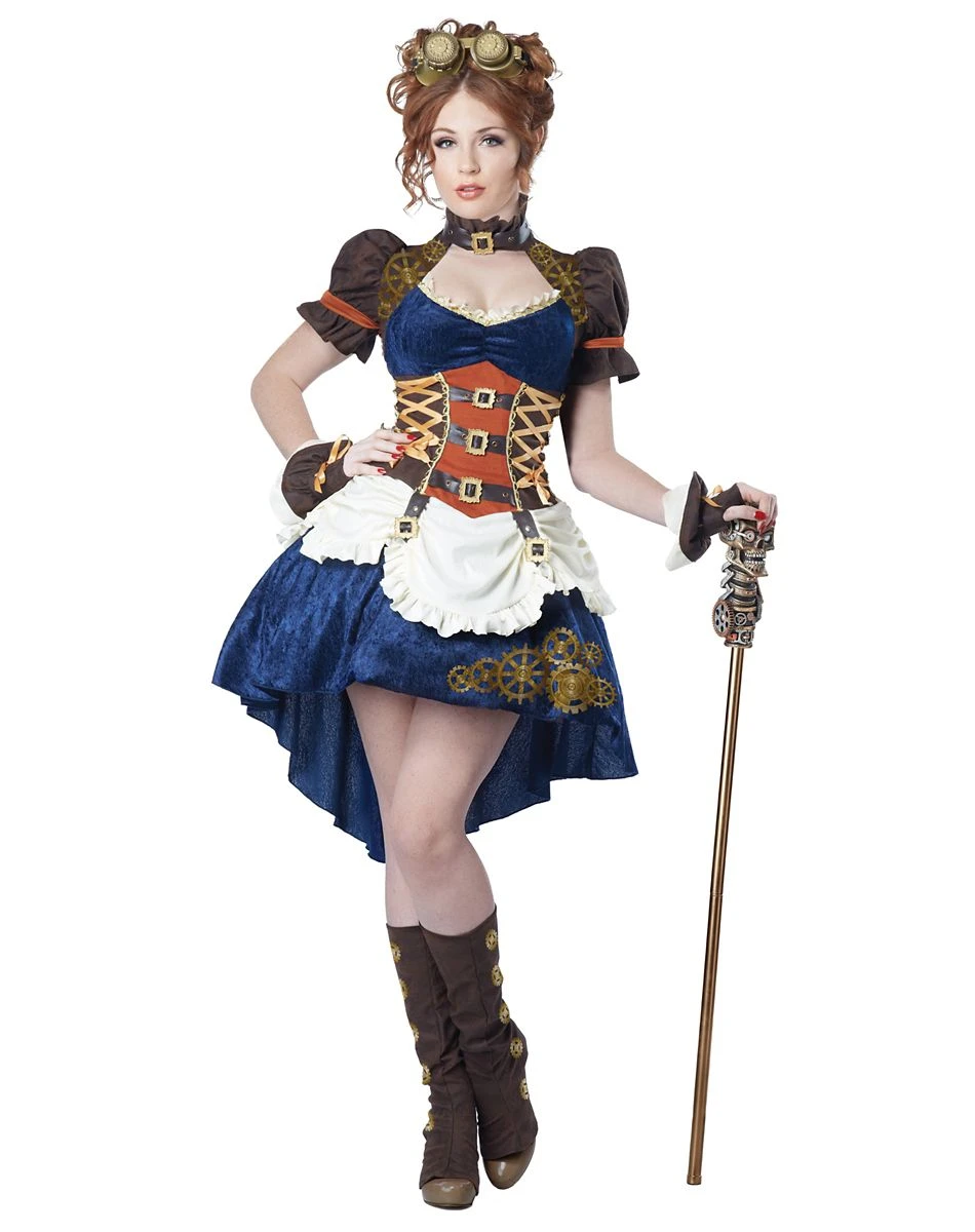 Spirit Halloween Adult Steampunk Fantasy Costume 2 Spirit Halloween Adult Steampunk Fantasy Costume - Image 2