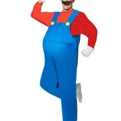 Spirit Halloween Adult Mario Costume - Mario Bros