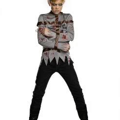 Spirit Halloween Kids Ghostly Gashed Costume