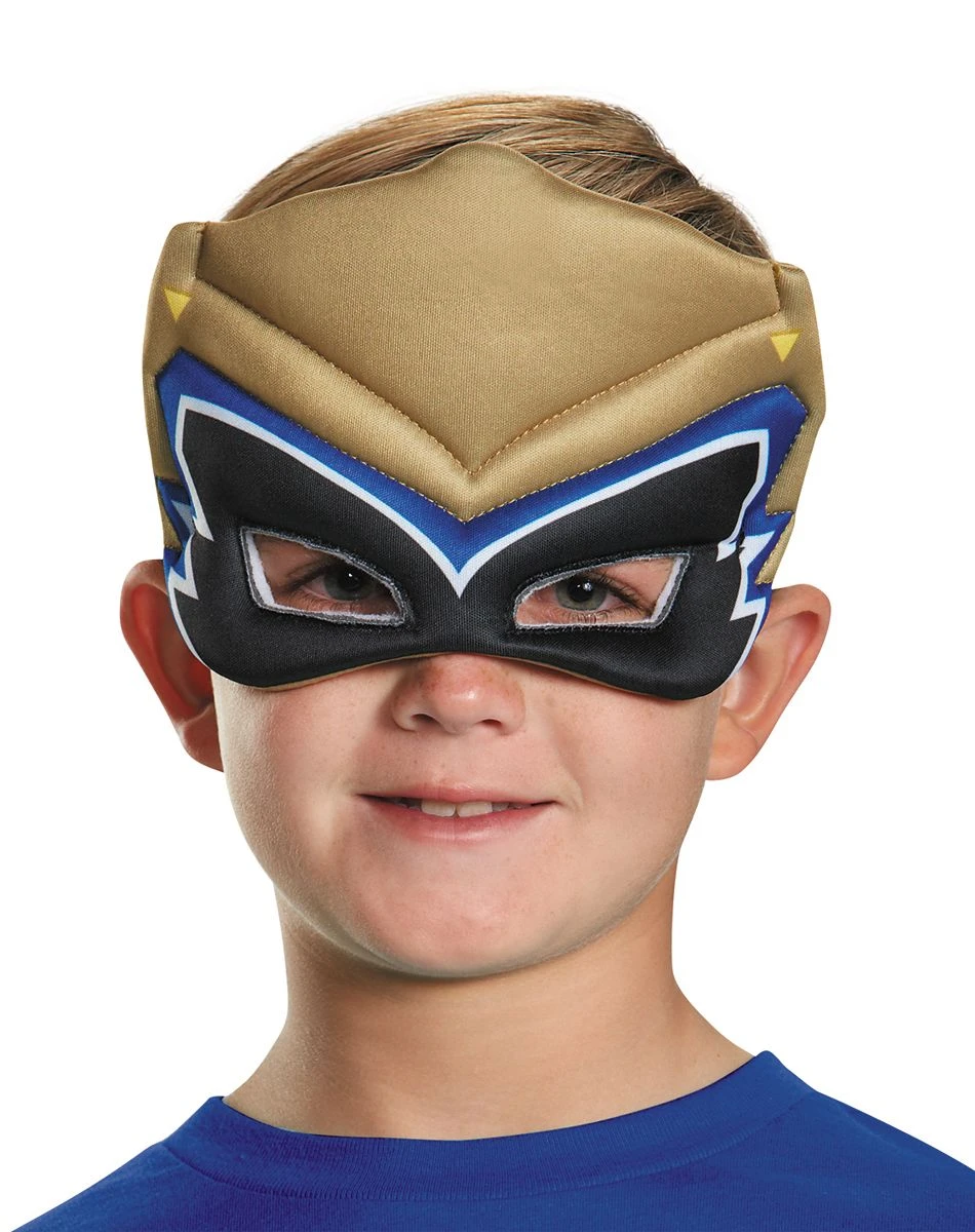 Spirit Halloween Kids Gold Puff Power Rangers Half Mask - Power Rangers Dino Charge 1 Spirit Halloween Kids Gold Puff Power Rangers Half Mask - Power Rangers Dino Charge