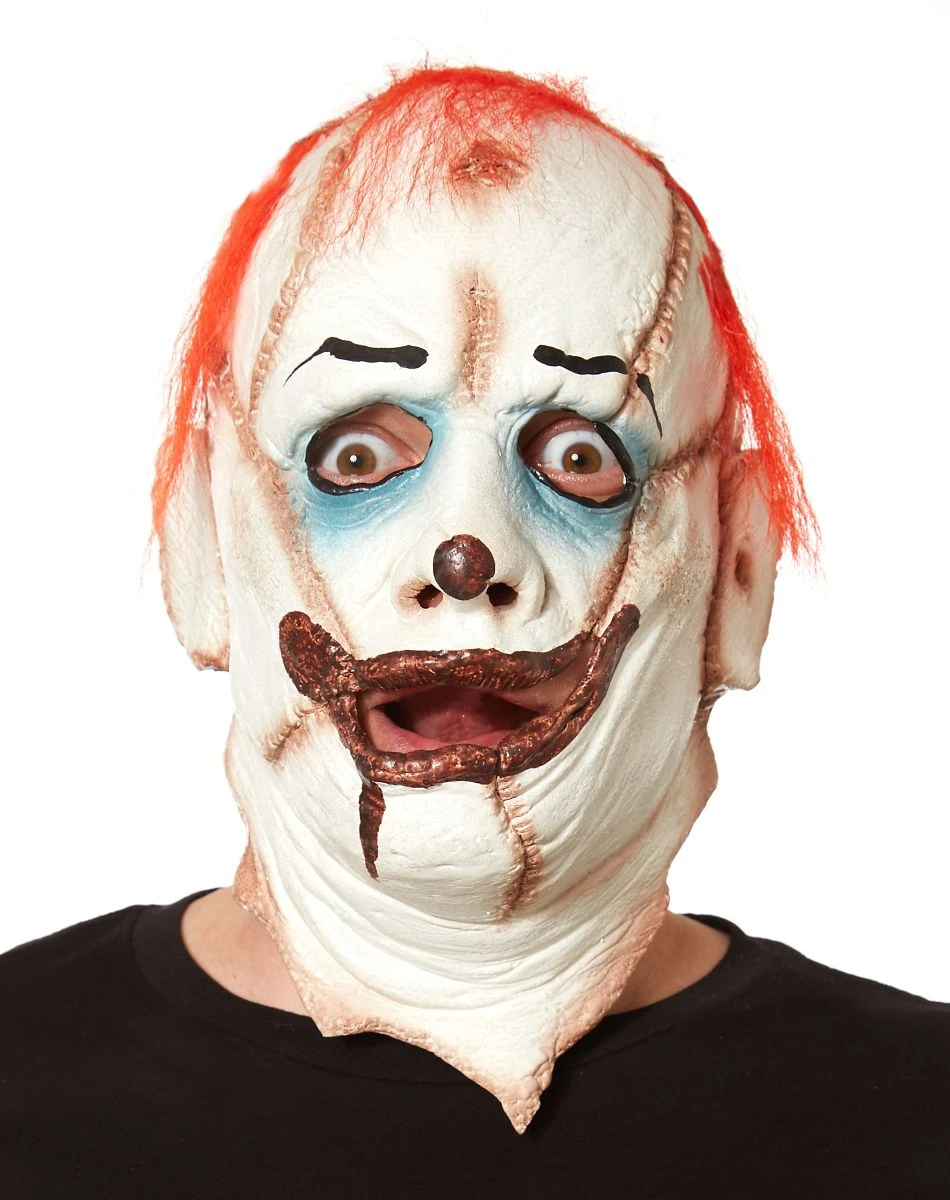 Spirit Halloween Skinner Clown Half Mask 1 Spirit Halloween Skinner Clown Half Mask