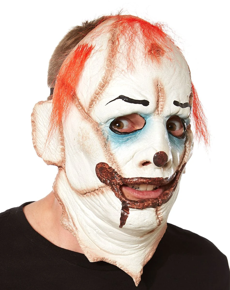 Spirit Halloween Skinner Clown Half Mask 2 Spirit Halloween Skinner Clown Half Mask - Image 2