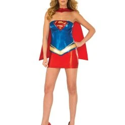 Spirit Halloween Adult Supergirl Costume Deluxe - DC Comics