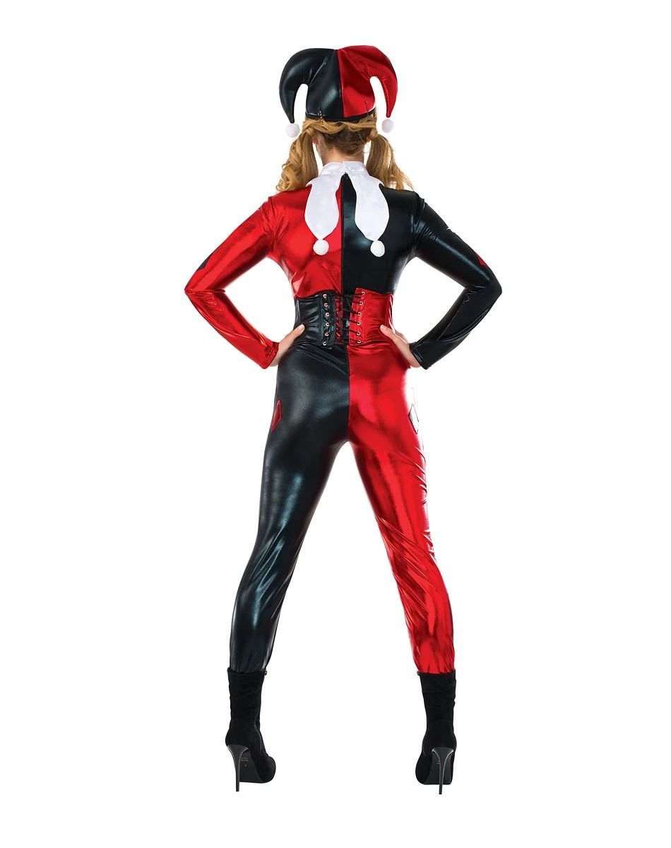 Spirit Halloween Adult Harley Quinn Costume Deluxe - Batman 2 Spirit Halloween Adult Harley Quinn Costume Deluxe - Batman - Image 2
