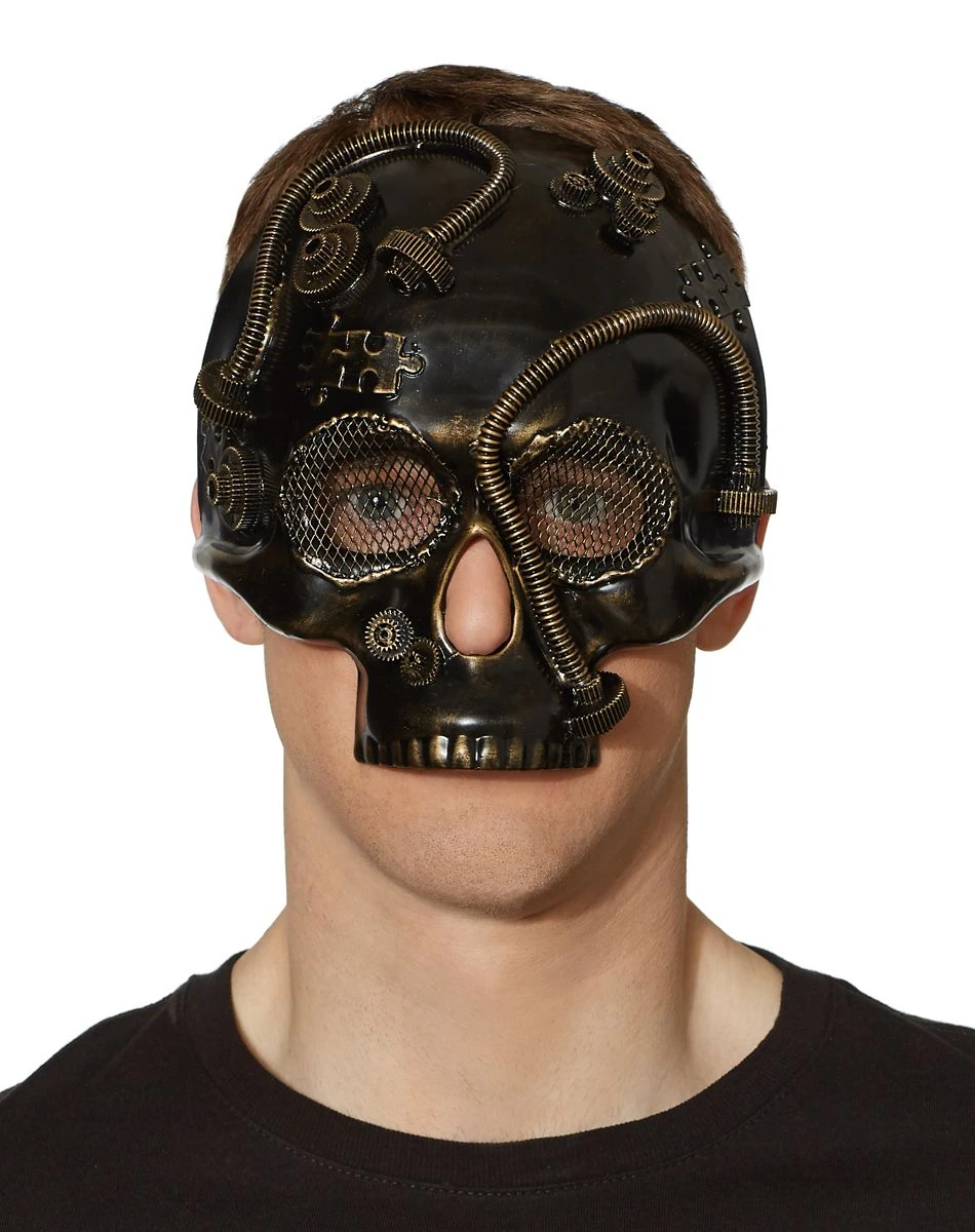 Spirit Halloween Steampunk Skull Half Mask 1 Spirit Halloween Steampunk Skull Half Mask