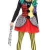Spirit Halloween Adult Freak Show Clown Costume