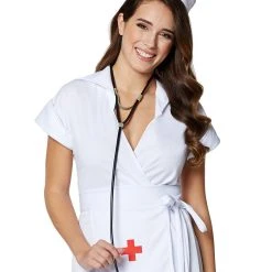 Spirit Halloween Adult Fashion Nurse Costume -Cheap Trick Or Treat Hub Store 07398837 c