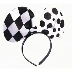 Spirit Halloween Harlequin Clown Bow Headband -Cheap Trick Or Treat Hub Store 07401573 c