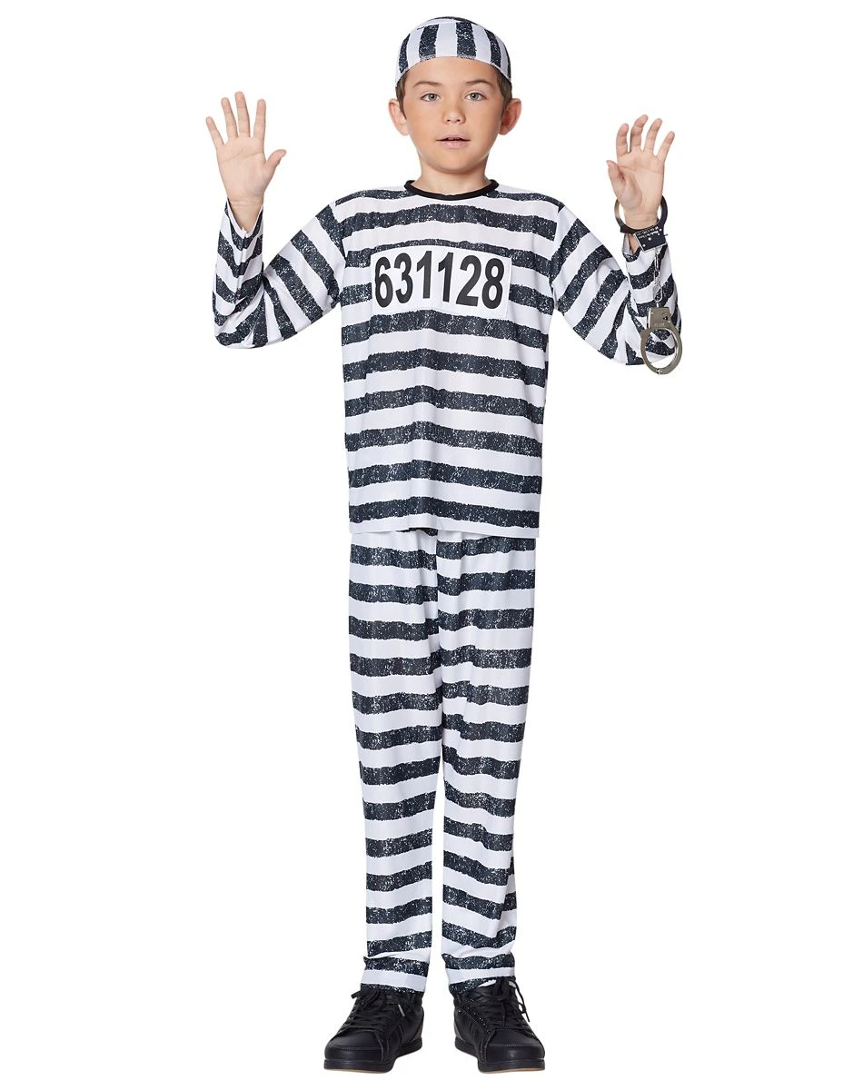 Spirit Halloween Kids Jailbird Costume 1 Spirit Halloween Kids Jailbird Costume