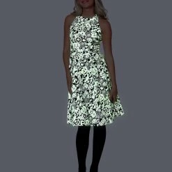 Spirit Halloween Creatures Of The Night Glow In The Dark Dress -Cheap Trick Or Treat Hub Store 07407067 d