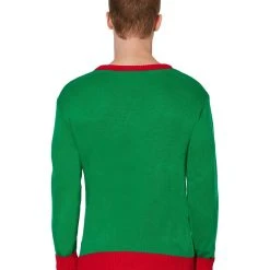 Spirit Halloween Adult Singing Light Up Bell Ugly Christmas Sweater 9 Spirit Halloween Adult Singing Light Up Bell Ugly Christmas Sweater -Cheap Trick Or Treat Hub Store 07440654 c