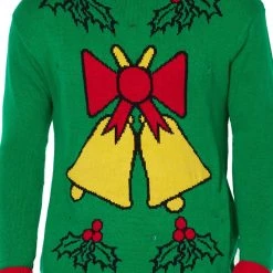 Spirit Halloween Adult Singing Light Up Bell Ugly Christmas Sweater 10 Spirit Halloween Adult Singing Light Up Bell Ugly Christmas Sweater -Cheap Trick Or Treat Hub Store 07440654 d