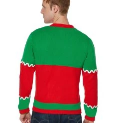 Spirit Halloween Adult Gingerbread Ugly Christmas Sweater Cardigan 7 Spirit Halloween Adult Gingerbread Ugly Christmas Sweater Cardigan -Cheap Trick Or Treat Hub Store 07440803 c