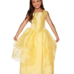 Spirit Halloween Kids Belle Costume Deluxe - Beauty and the Beast Movie
