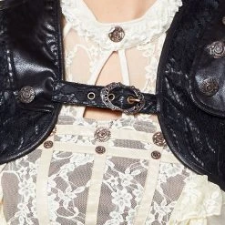 Spirit Halloween Black Steampunk Vest 6 Spirit Halloween Black Steampunk Vest -Cheap Trick Or Treat Hub Store 07467640 c