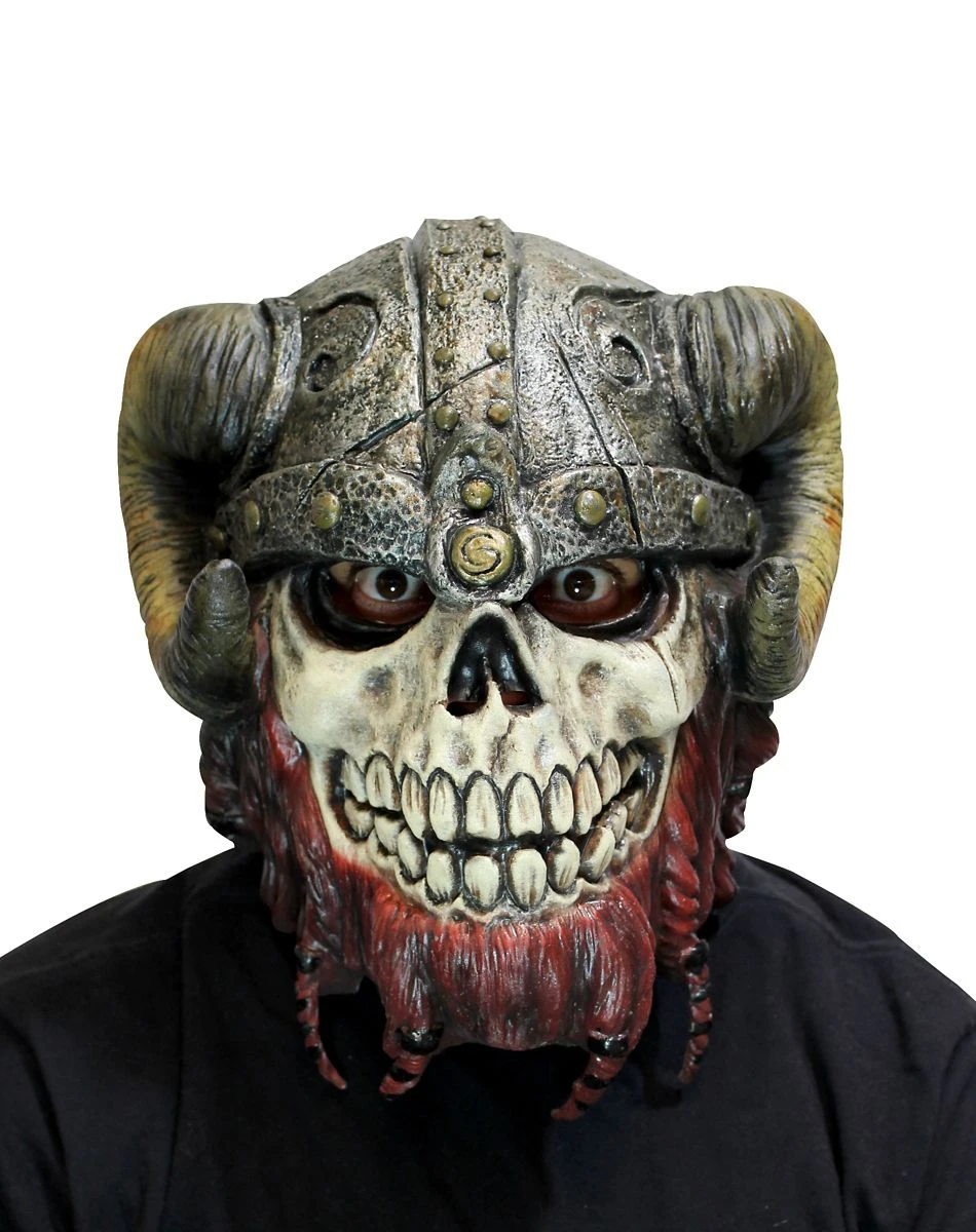 Spirit Halloween Viking Skeleton Full Mask 1 Spirit Halloween Viking Skeleton Full Mask