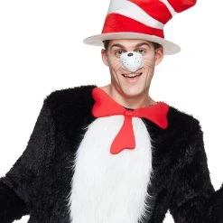 Spirit Halloween Adult Cat in the Hat Costume - Dr. Seuss -Cheap Trick Or Treat Hub Store 07470545 d