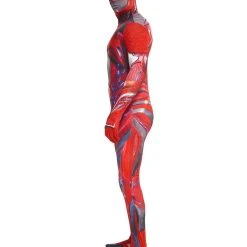 Spirit Halloween Adult Red Ranger Skin Suit Costume - Power Rangers -Cheap Trick Or Treat Hub Store 07471550 c