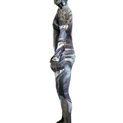 Spirit Halloween Adult Black Ranger Skin Suit Costume - Power Rangers -Cheap Trick Or Treat Hub Store 07471618 c