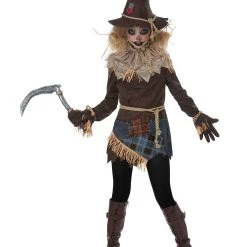 Spirit Halloween Kids Creepy Scarecrow Costume