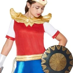 Spirit Halloween Kids Wonder Woman Costume - DC Super Hero Girls -Cheap Trick Or Treat Hub Store 07490303 c