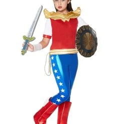 Spirit Halloween Kids Wonder Woman Costume - DC Super Hero Girls -Cheap Trick Or Treat Hub Store 07490303 d