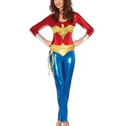 Spirit Halloween Adult Wonder Woman Catsuit Costume - DC Comics