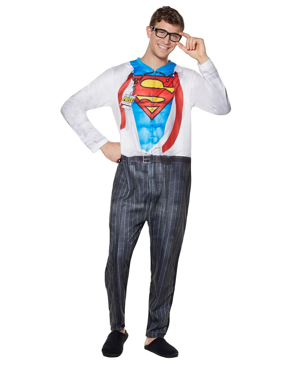 Spirit Halloween Clark Kent Union Suit - DC Comics 1 Spirit Halloween Clark Kent Union Suit - DC Comics