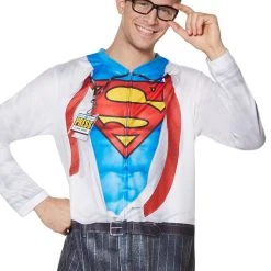 Spirit Halloween Clark Kent Union Suit - DC Comics 6 Spirit Halloween Clark Kent Union Suit - DC Comics -Cheap Trick Or Treat Hub Store 07494321 c