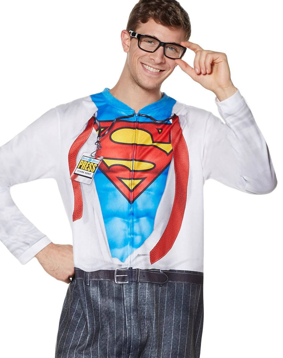Spirit Halloween Clark Kent Union Suit - DC Comics 3 Spirit Halloween Clark Kent Union Suit - DC Comics - Image 3