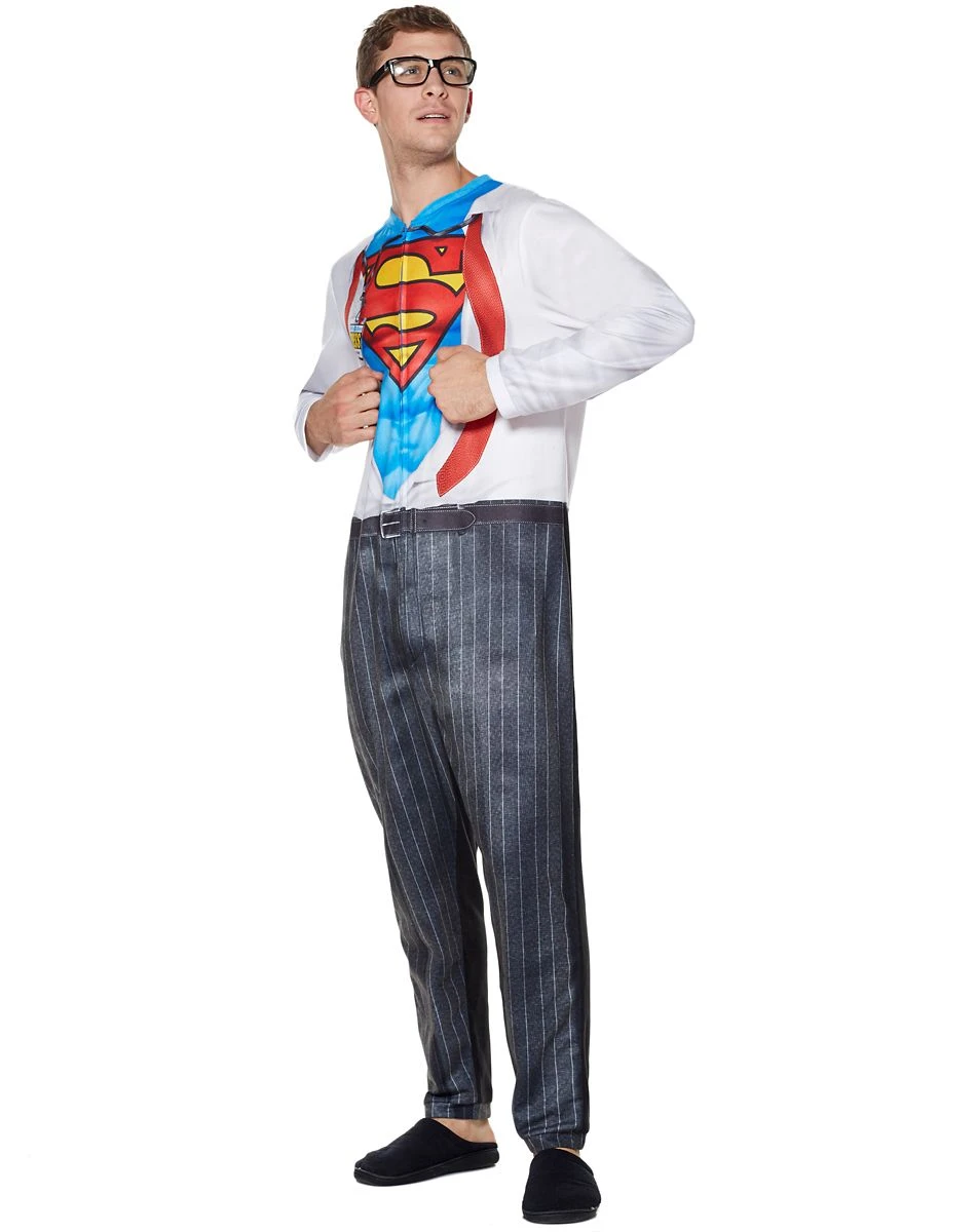 Spirit Halloween Clark Kent Union Suit - DC Comics 4 Spirit Halloween Clark Kent Union Suit - DC Comics - Image 4