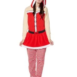 Spirit Halloween Ms. Claus Union Suit