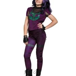 Spirit Halloween Kids Mal Prestige Costume- Descendants -Cheap Trick Or Treat Hub Store 07494974 d