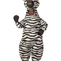 Spirit Halloween Adult Zebra Inflatable Costume